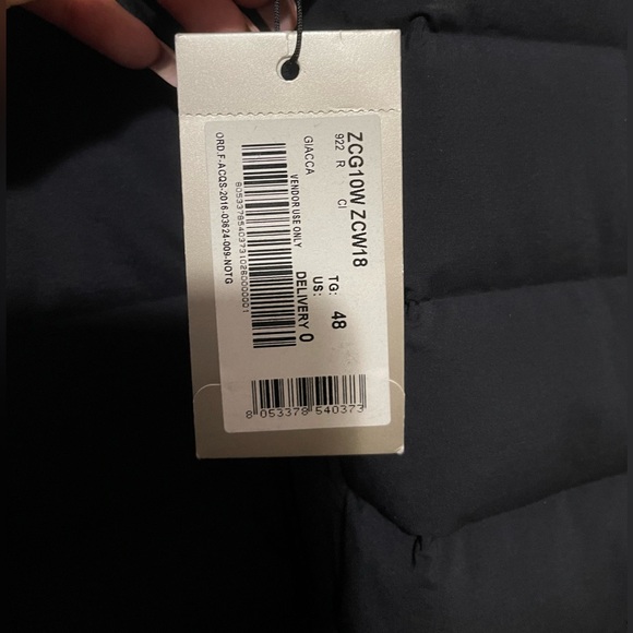 Armani Collezioni Men's Giacca Padded Jacket Navy Blue Size 48R - Picture 8 of 13